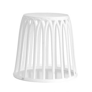 Mesa NEPTUNO, baja, polipropileno blanco
