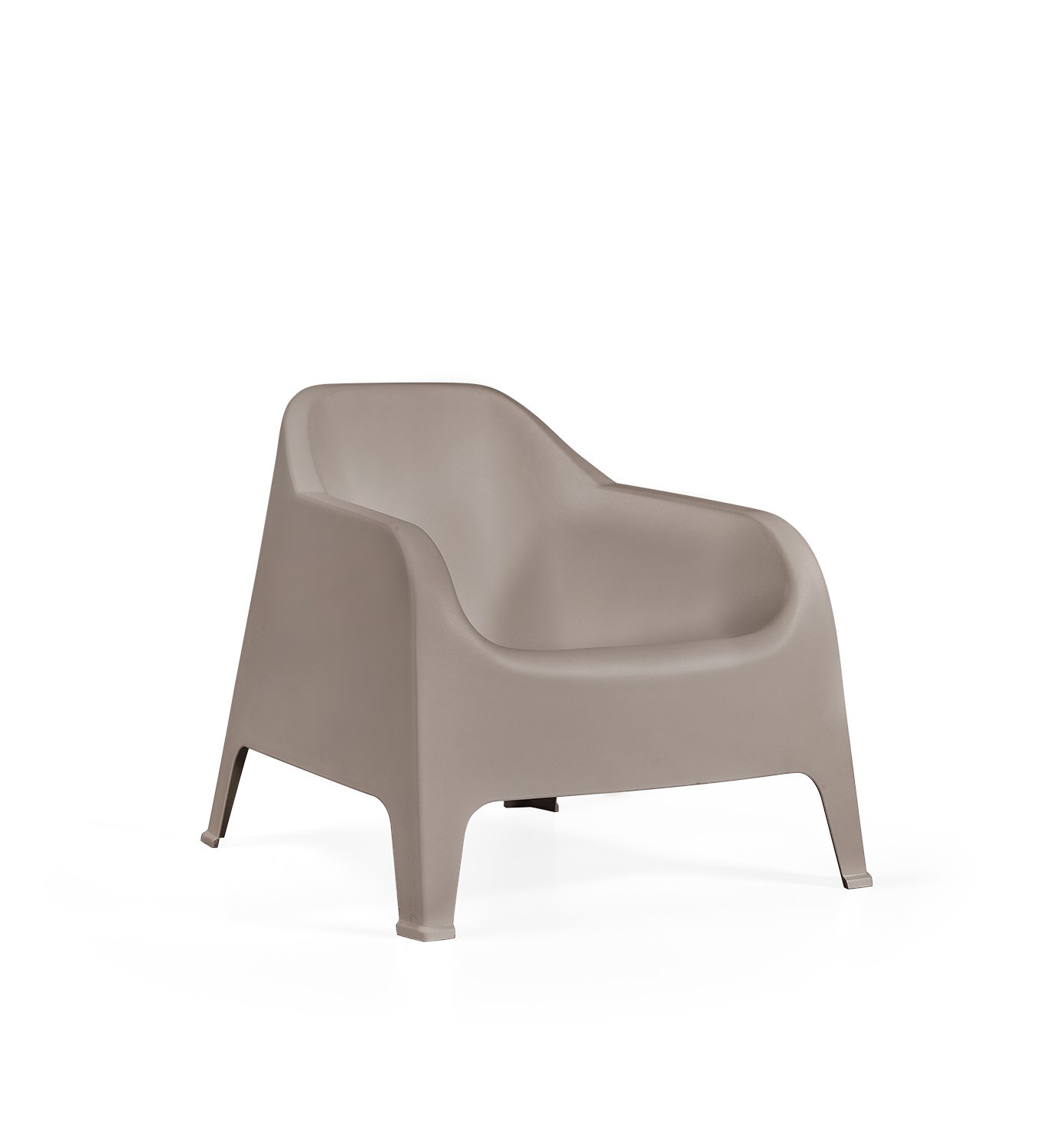 Sillón SUNNY BIG, apilable, polipropileno blanco - Imagen 6