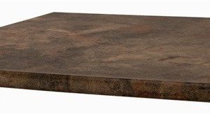 Tablero de mesa Werzalit-Sm, MARRÓN ÓXIDO 223, 80 x 80 cms*