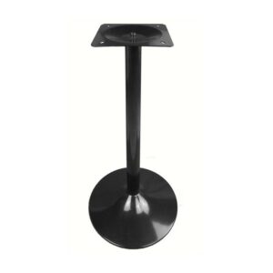 Mesa alta CRISS, base de 110 cms y tapa de 60x60 cms. Colores a elegir, Bases CRISS, altura 110 cms: Negra, Tableros de 60x60 cms: BILAMINADO VINTAGE HD7346