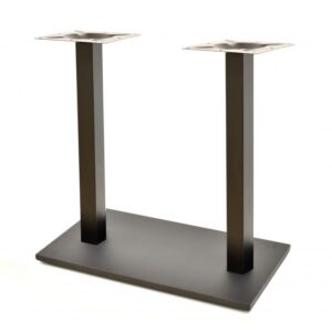 Mesa BEVERLY, negra, base rectangular y tapa de 110 x 70 cms. Color a elegir, Tableros 110x70 cms: BILAMINADO VINTAGE HD7346