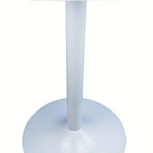 Mesa CRISS, base de 73 cms y tapa de 70x70 cms. Colores a elegir, Bases CRISS, altura 73 cms: Blanca, Tableros de 70x70 cms: BILAMINADO VINTAGE HD7346
