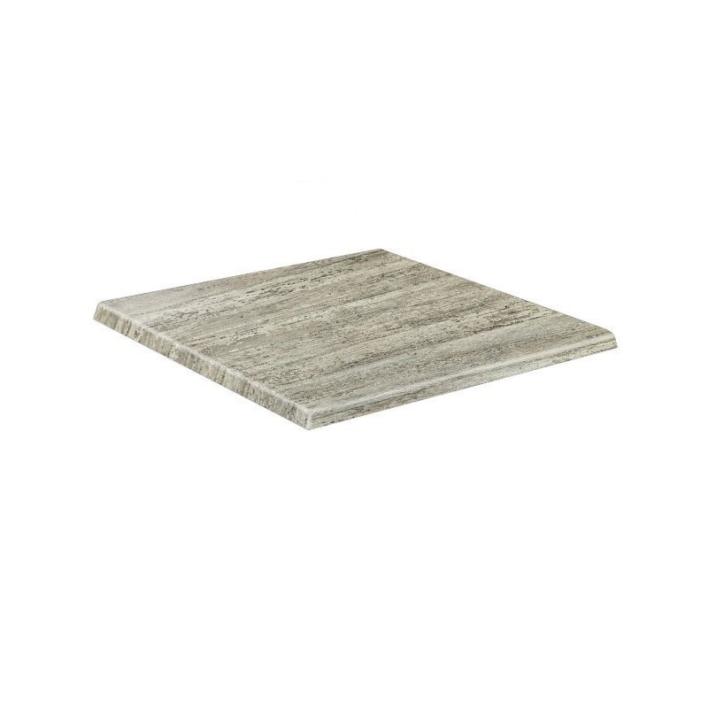 Mesa ELBA, negra, base de 72 cms y tapa de 70 x 70 cms. Color a elegir, Tableros de 70x70 cms: WERZALIT SM - MONTPELLIER 214 - Imagen 2