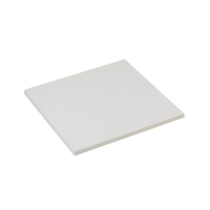 Mesa GATHER, aluminio, abatible, base de 73 cms y tapa 60x60 cms. Color a elegir, Tableros de 60x60 cms: WERZALIT ALEMANIA - BLANCO 01 - Imagen 2