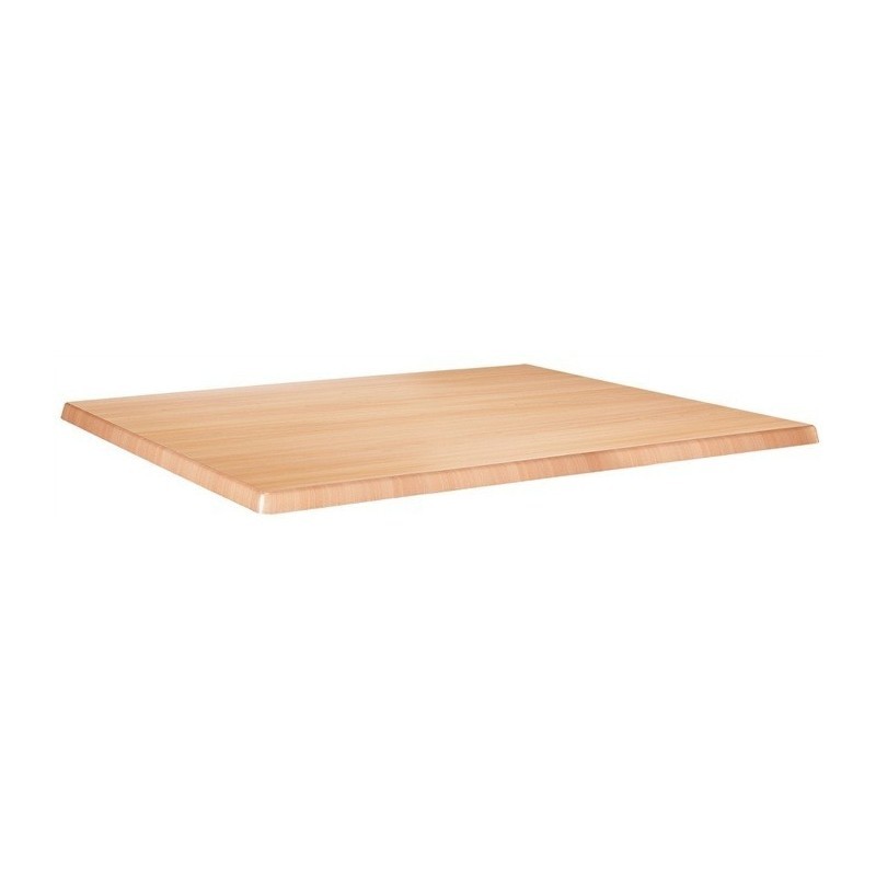 Mesa IPANEMA, alta, acero inoxidable, tapa 110 x 70 cms. Color a elegir, Tableros 110x70 cms: WERZALIT SM - KABANA RED 271 - Imagen 10