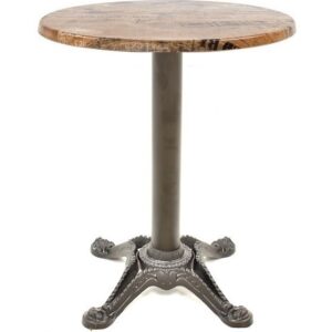 Mesa RODANO, negra, base de 75 cms y tapa de 60 cms. Color a elegir, Tableros de 60 cms: WERZALIT SM - EX WORKS 122