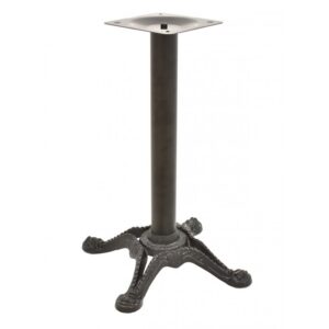Mesa RODANO, negra, base de 75 cms y tapa de 60 cms. Color a elegir, Tableros de 60 cms: BILAMINADO VINTAGE HD7346