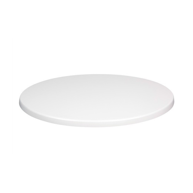 Mesa TOWER, madera, base de 71 cms y tapa de 70 cms. Color a elegir, Tableros de 70 cms: WERZALIT SM - BLANCO 01 - Imagen 2