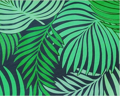 Silla HORUS, metal, tapizado velvet verde con trasera floral a juego - Imagen 6