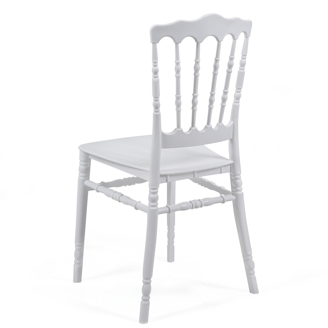 Silla WEDDING, apilable, polipropileno blanco - Imagen 3