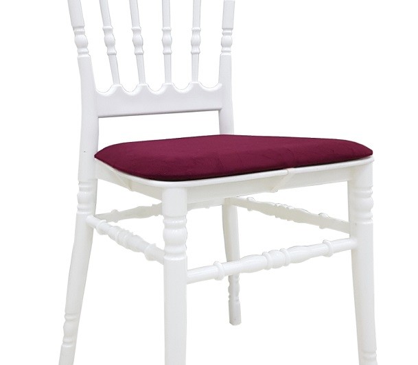 Silla WEDDING, apilable, polipropileno blanco - Imagen 4