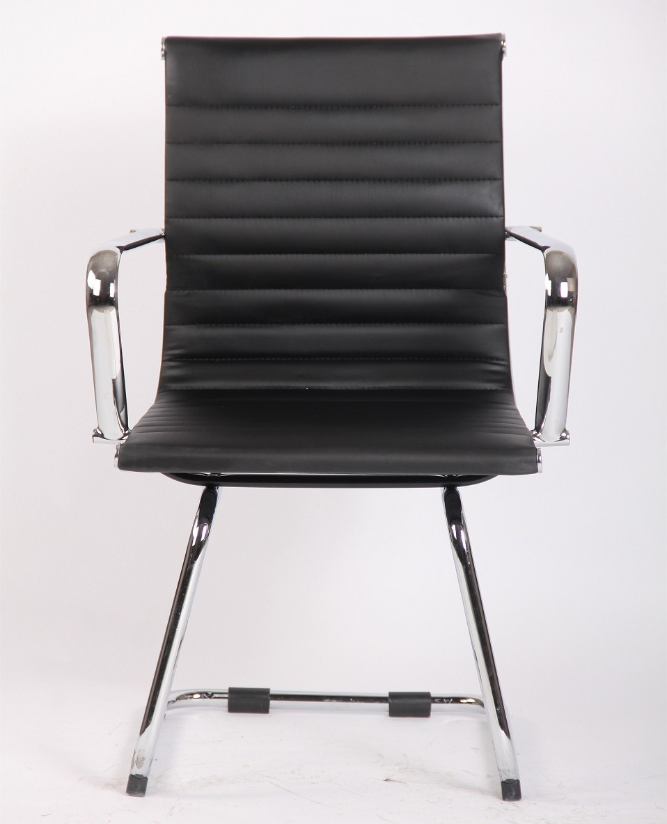 Sillón de oficina ALABAMA NEW, fijo, similpiel negra - Imagen 2