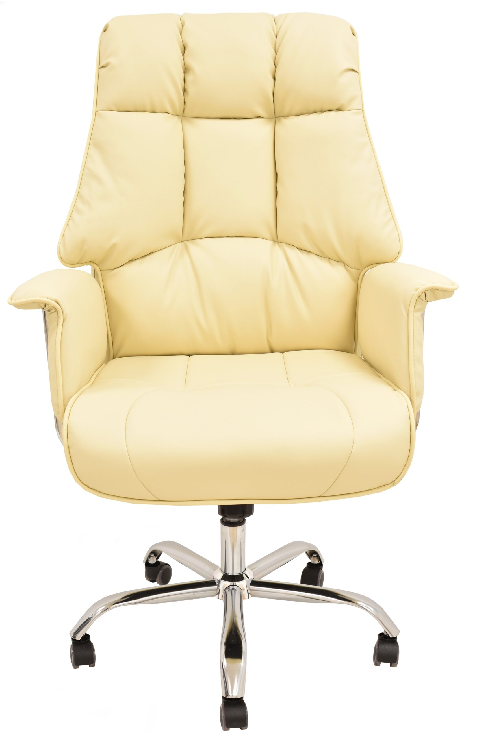 Sillón de oficina FIRENZE, alto, gas, mecanismo multifunción, similpiel beige - Imagen 2