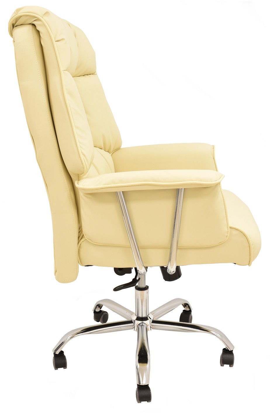 Sillón de oficina FIRENZE, alto, gas, mecanismo multifunción, similpiel beige - Imagen 3