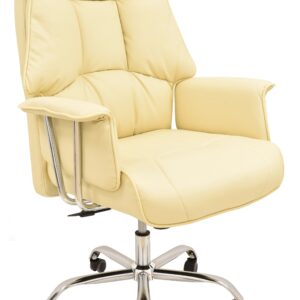 Sillón de oficina FIRENZE, alto, gas, mecanismo multifunción, similpiel beige
