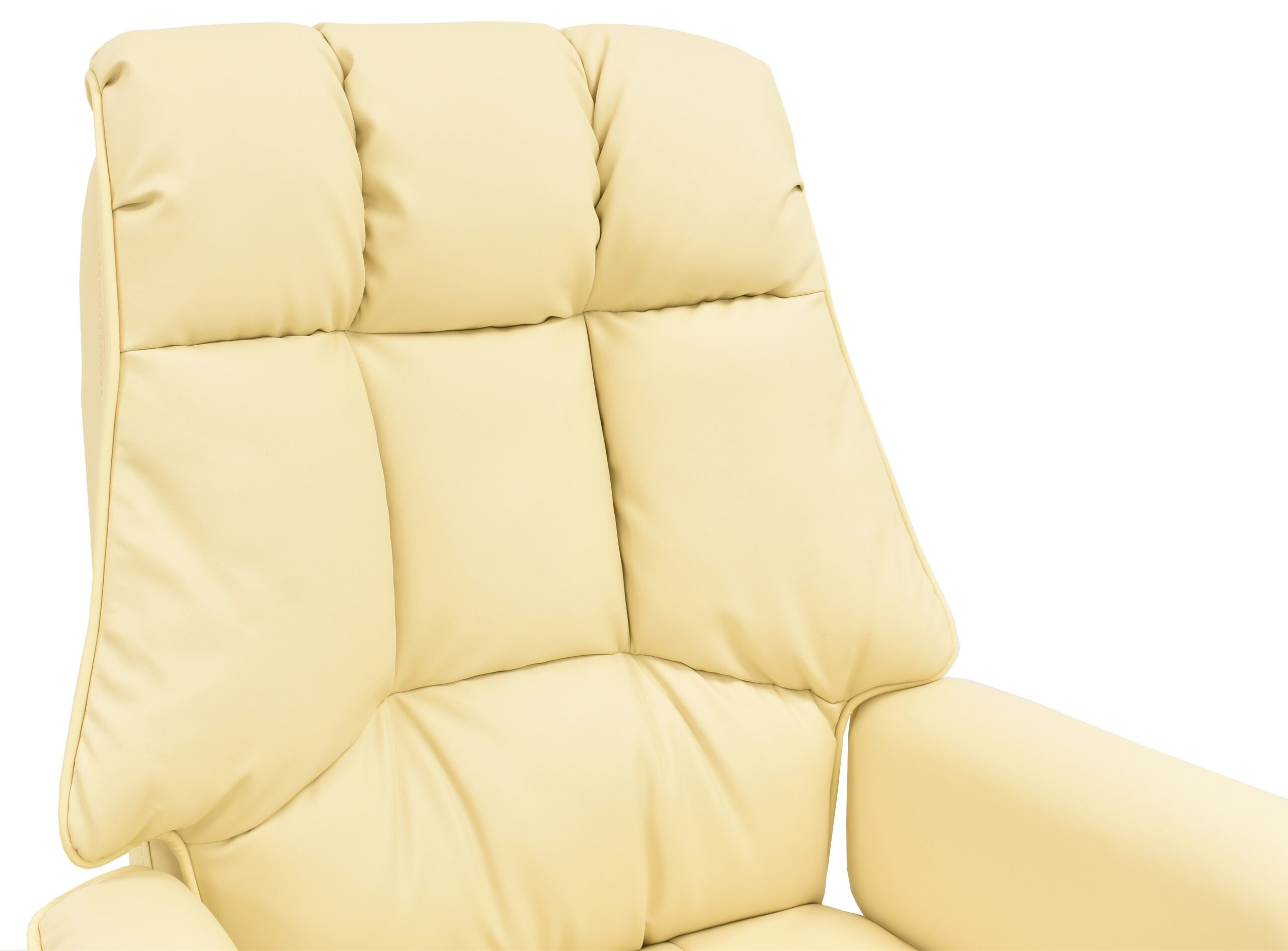 Sillón de oficina FIRENZE, alto, gas, mecanismo multifunción, similpiel beige - Imagen 6