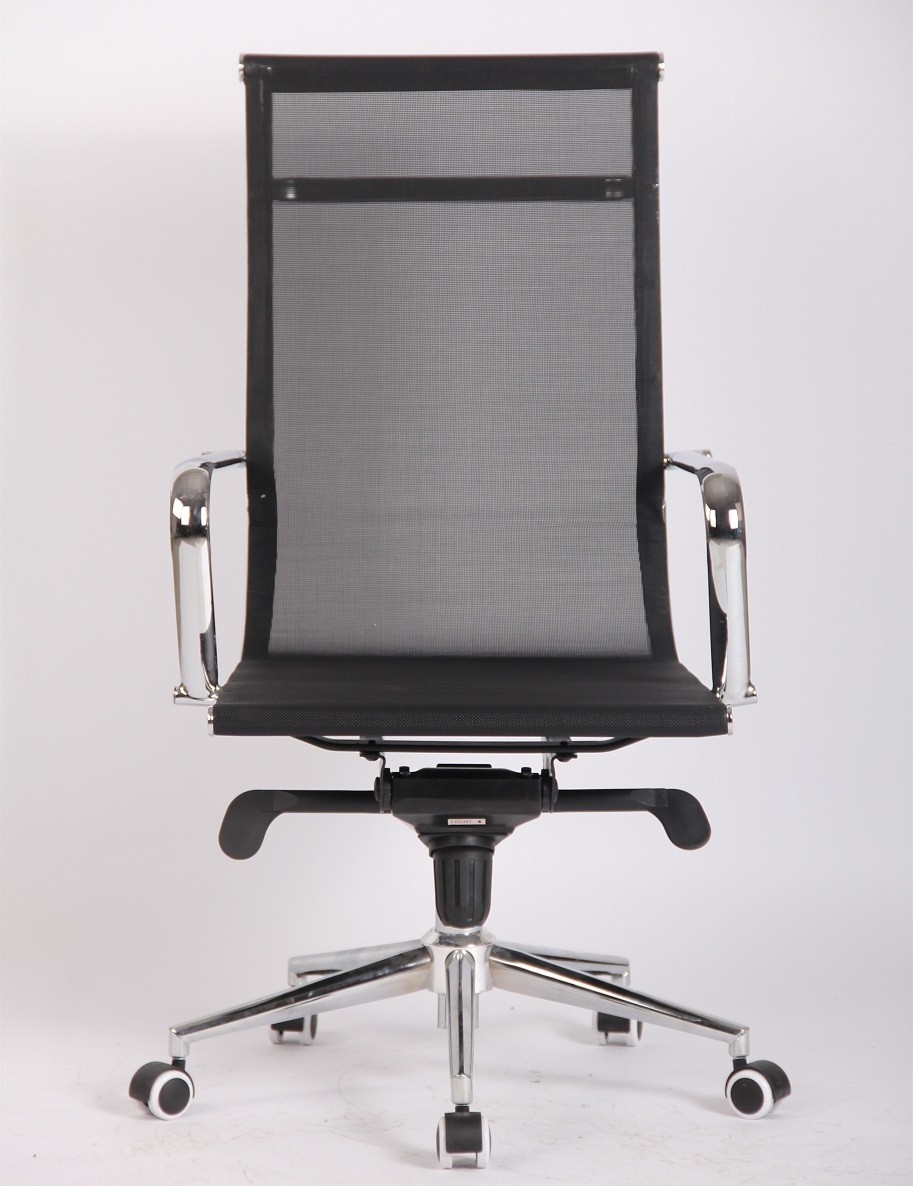 Sillón de oficina NEVADA NEW, alto, malla negra - Imagen 2
