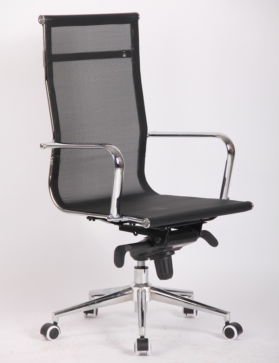 Sillón de oficina NEVADA NEW, alto, malla negra