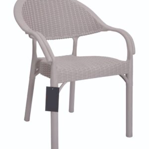 Sillón TORREMOLINOS, apilable, polipropileno capuccino