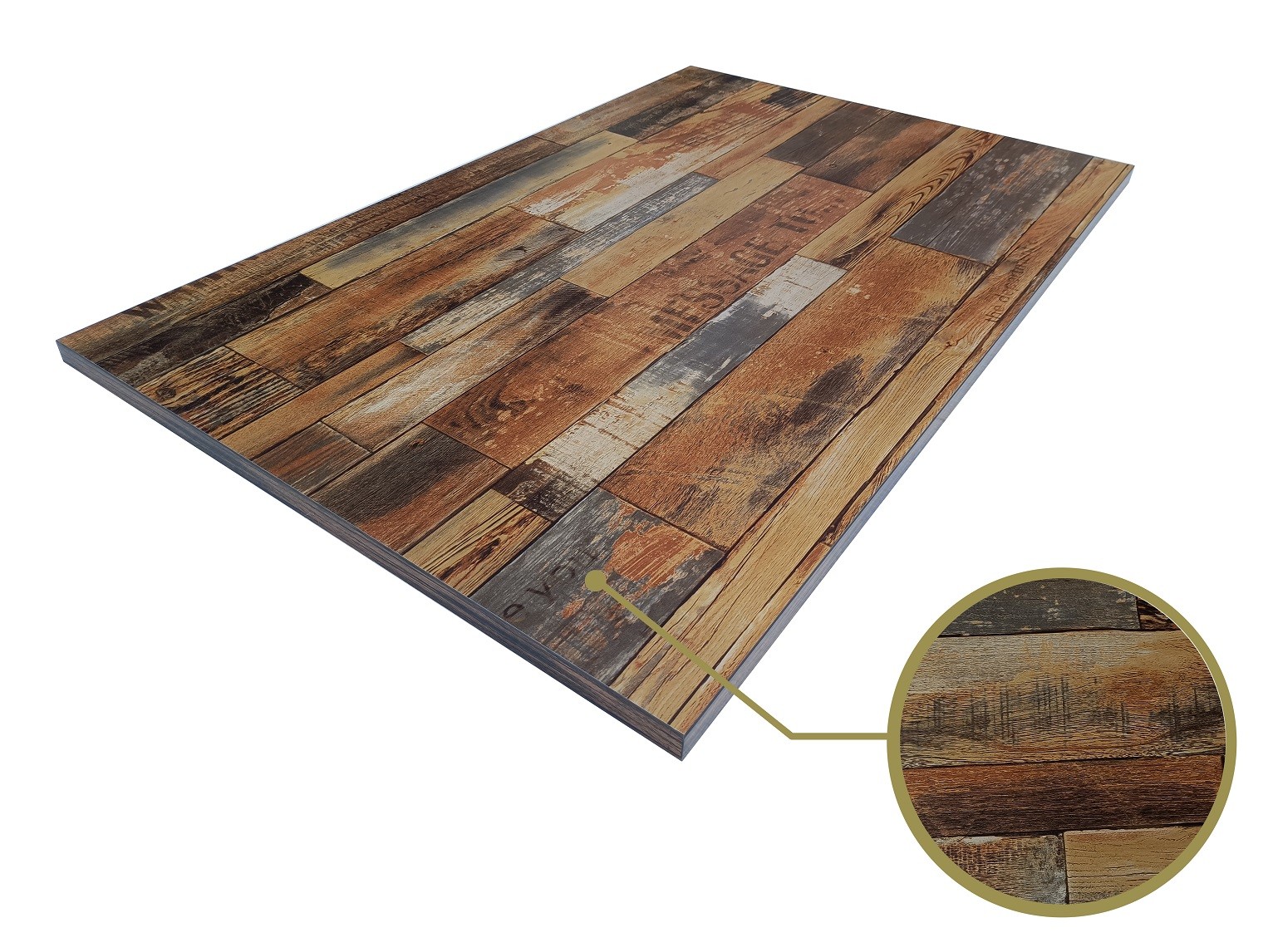 Tablero de mesa HD7347, vintage, 110 x 70 cms