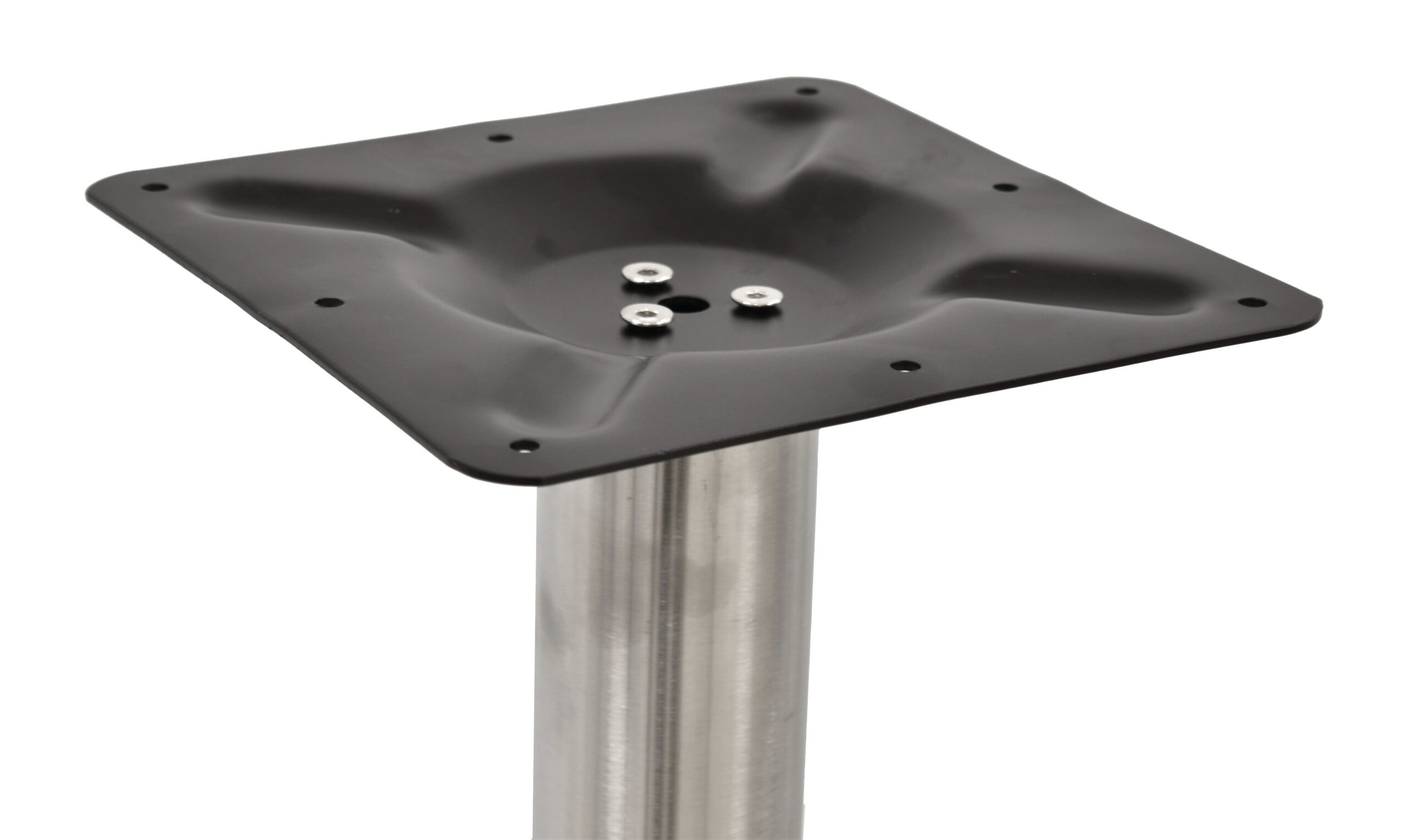 Base de mesa BENAMARA, alta, acero inoxidable, base de acero de 8 mm. 45 cms de diámetro, altura 110 cms - Imagen 2