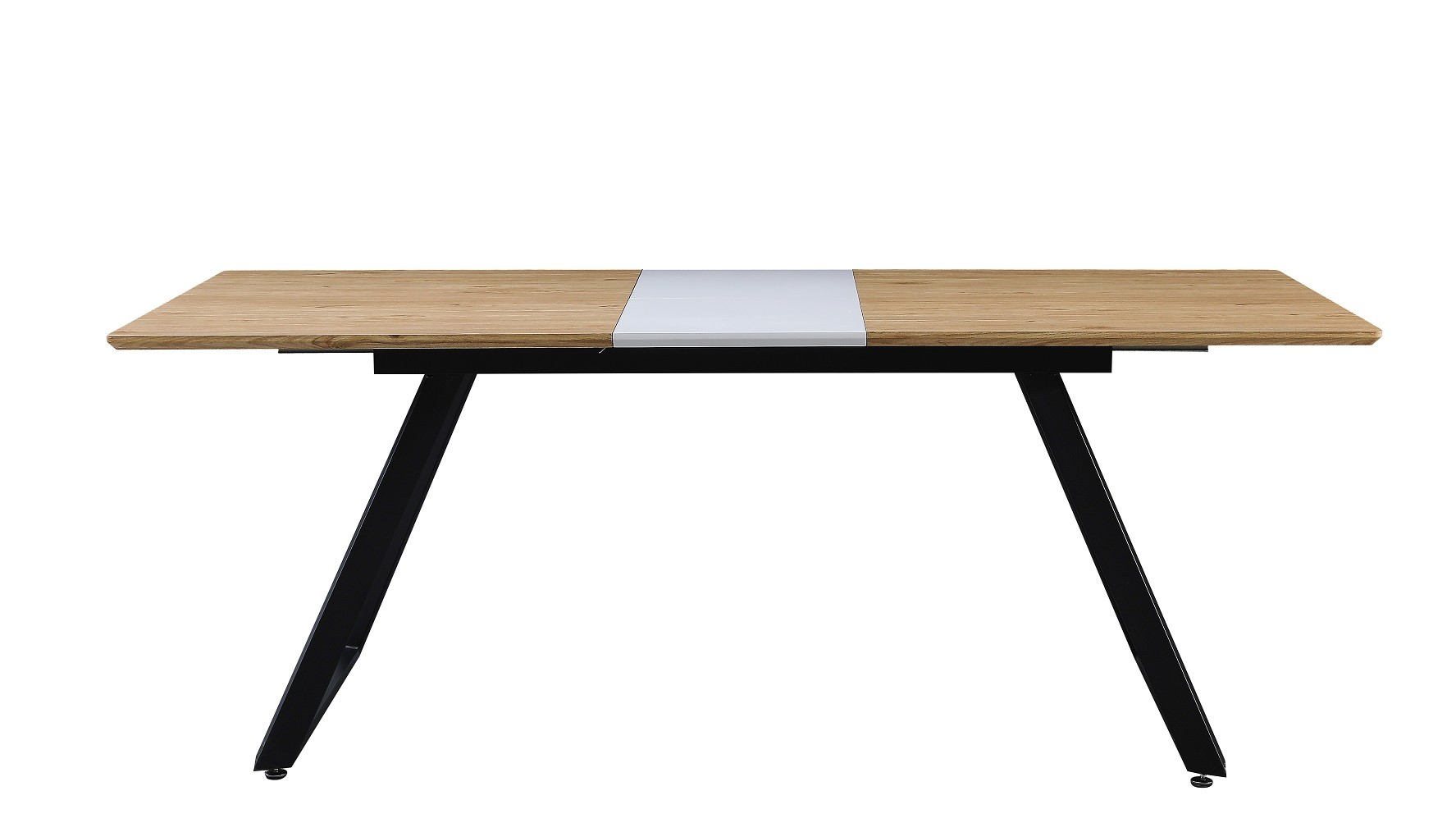 Mesa BÉRGAMO, extensible, metal, DM bilaminado,160 ~ 200x90 cms - Imagen 2