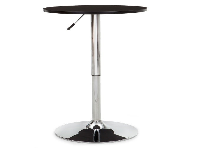 Mesa MABEL, graduable, tapa soft negra, 70 cms de diámetro - Imagen 2