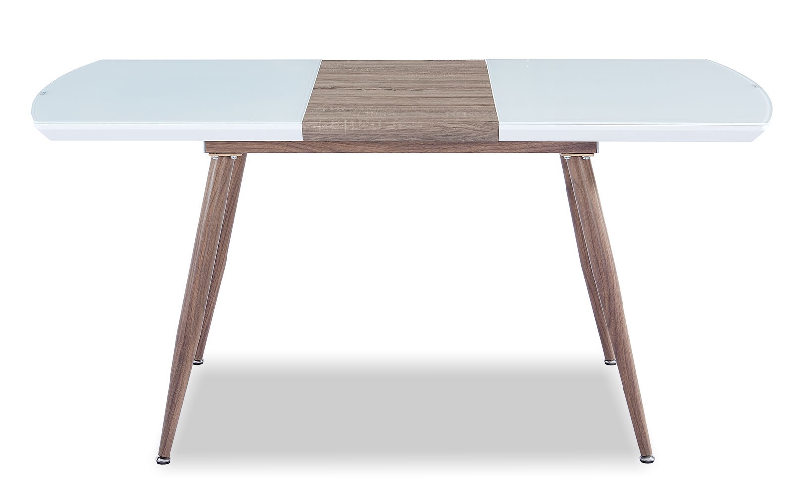 Mesa SOHAIL, extensible, metal, madera, cristal,140 ~ 180x80 cms - Imagen 3