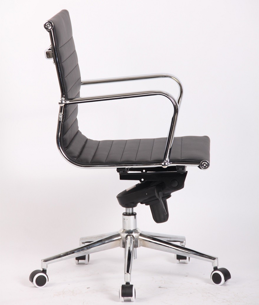 Sillón de oficina JOWY NEW, giratorio, similpiel negra - Imagen 3
