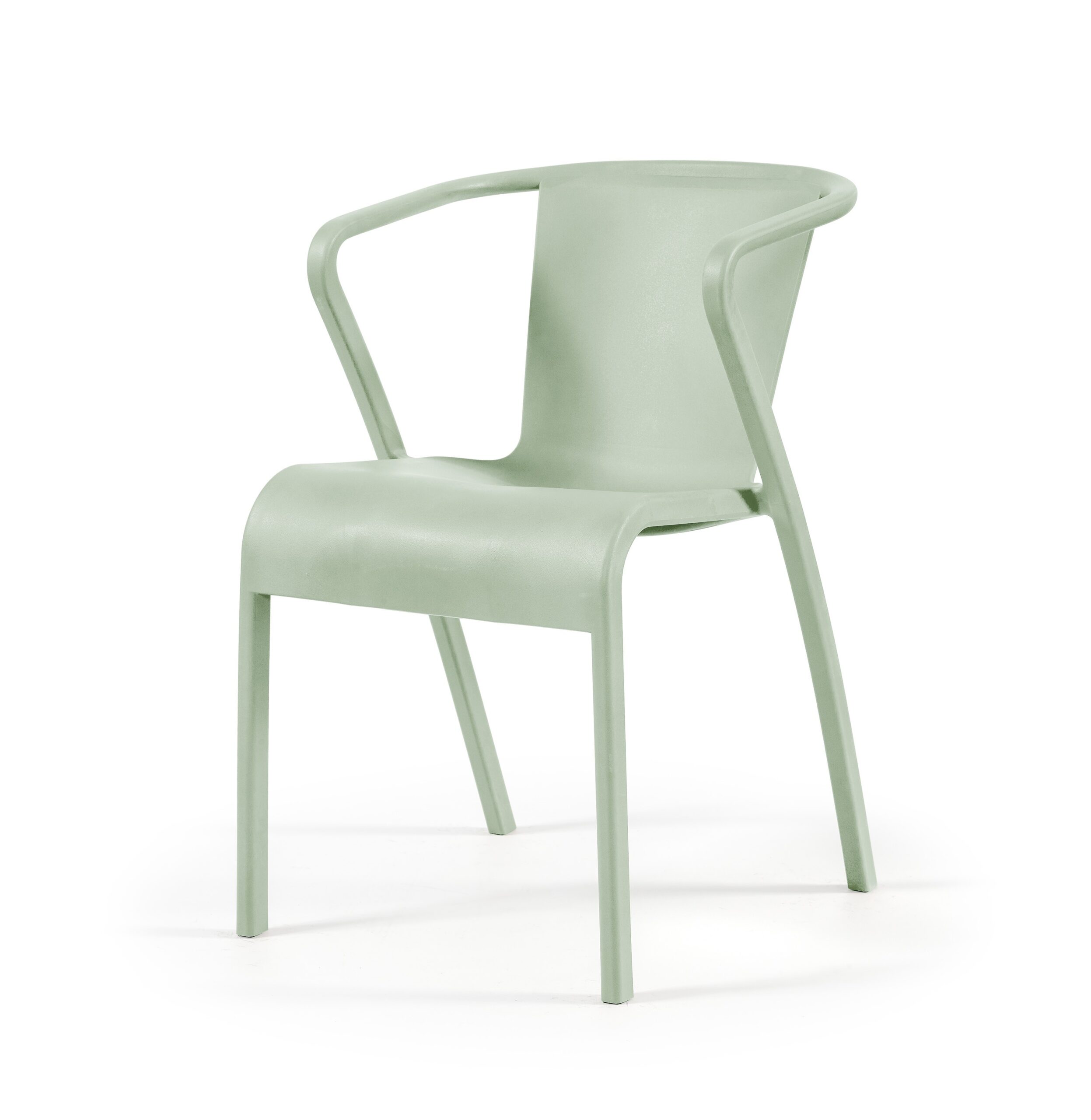 Sillón LUGO, apilable, polipropileno blanco* - Imagen 7