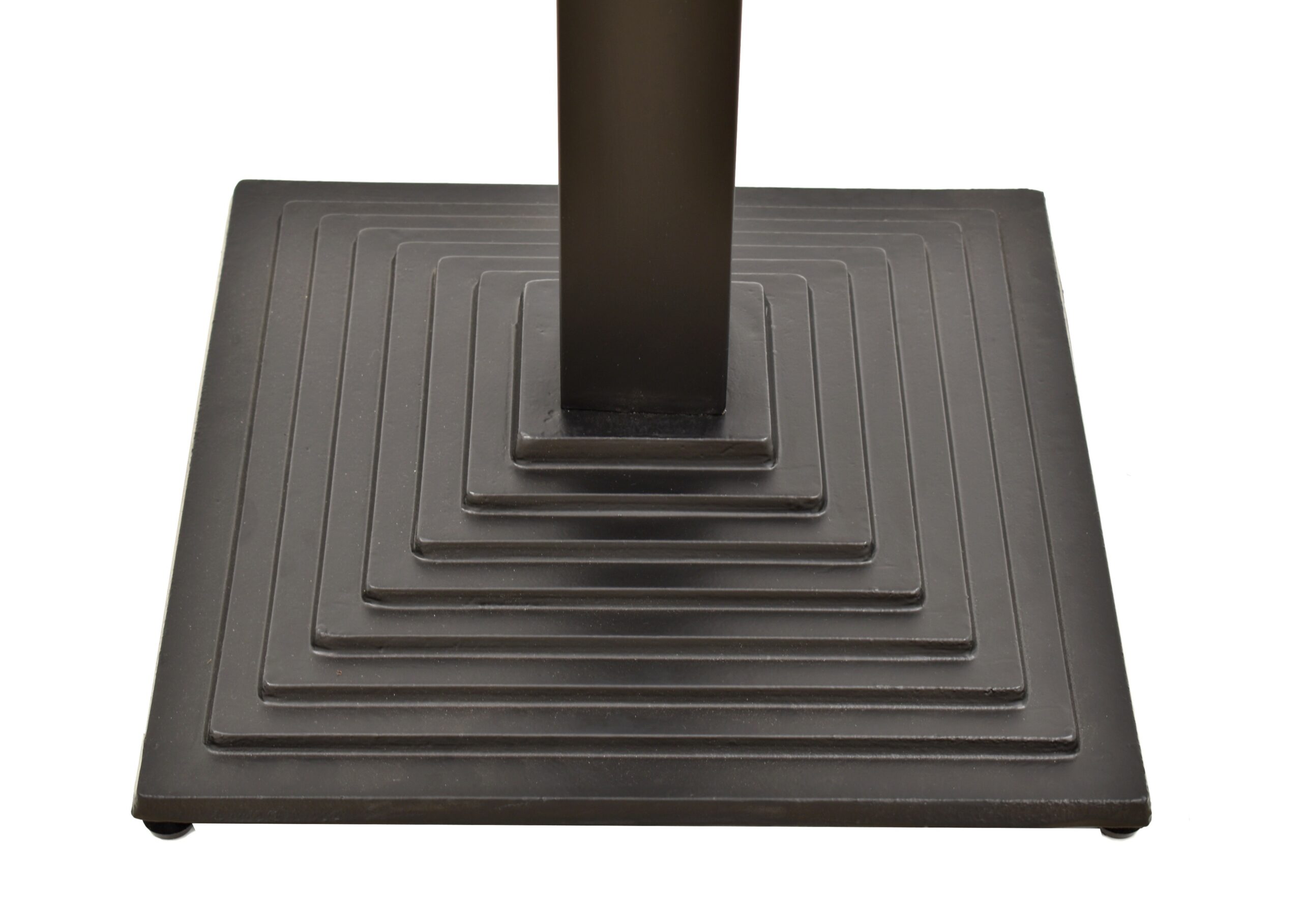 Base de mesa ELBA, alta, negra, base de 44 x 44 cms, altura 110 cms - Imagen 4