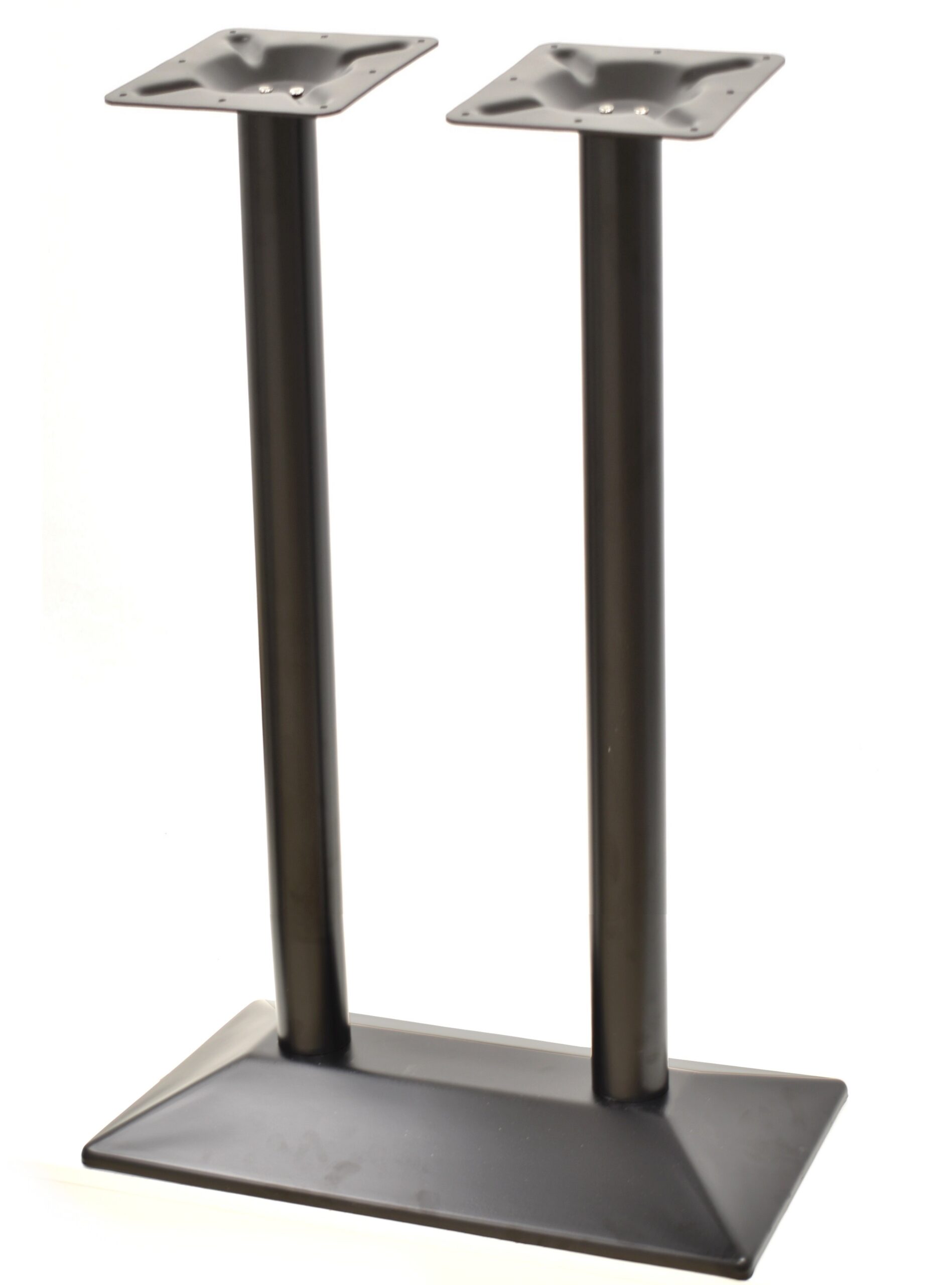 Base de mesa SOHO, alta, rectangular, negra, base de 70 x 40 cms, altura 110 cms - Imagen 2
