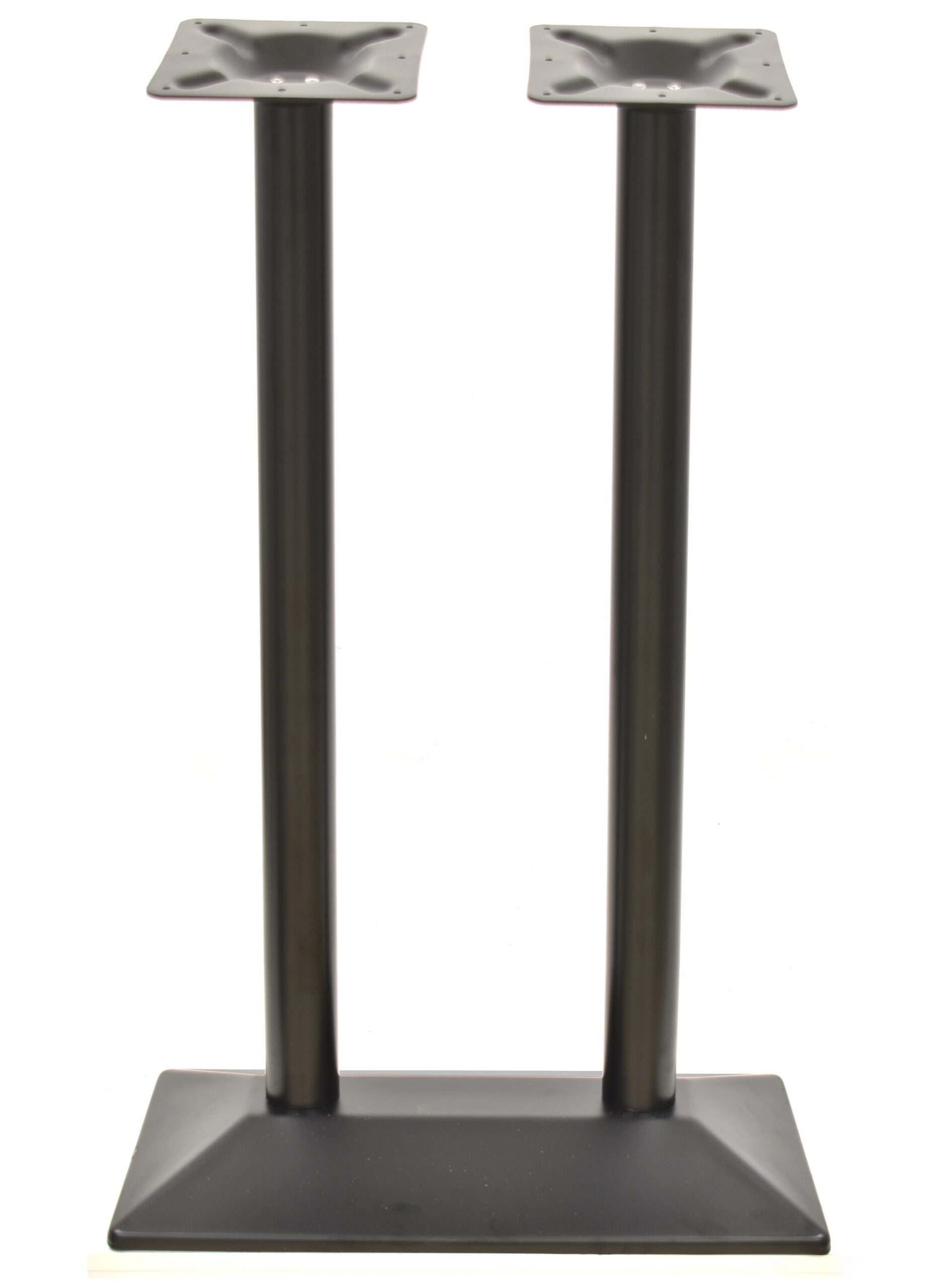 Base de mesa SOHO, alta, rectangular, negra, base de 70 x 40 cms, altura 110 cms