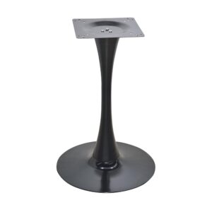 Base de mesa TULIP ( TO ), negra, base de 50 cms de diámetro, altura 70 cms