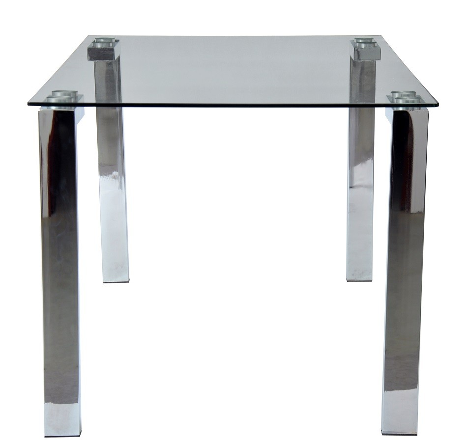 Mesa LAINEY 160 (M), cromada, cristal, 160x90 cms - Imagen 3