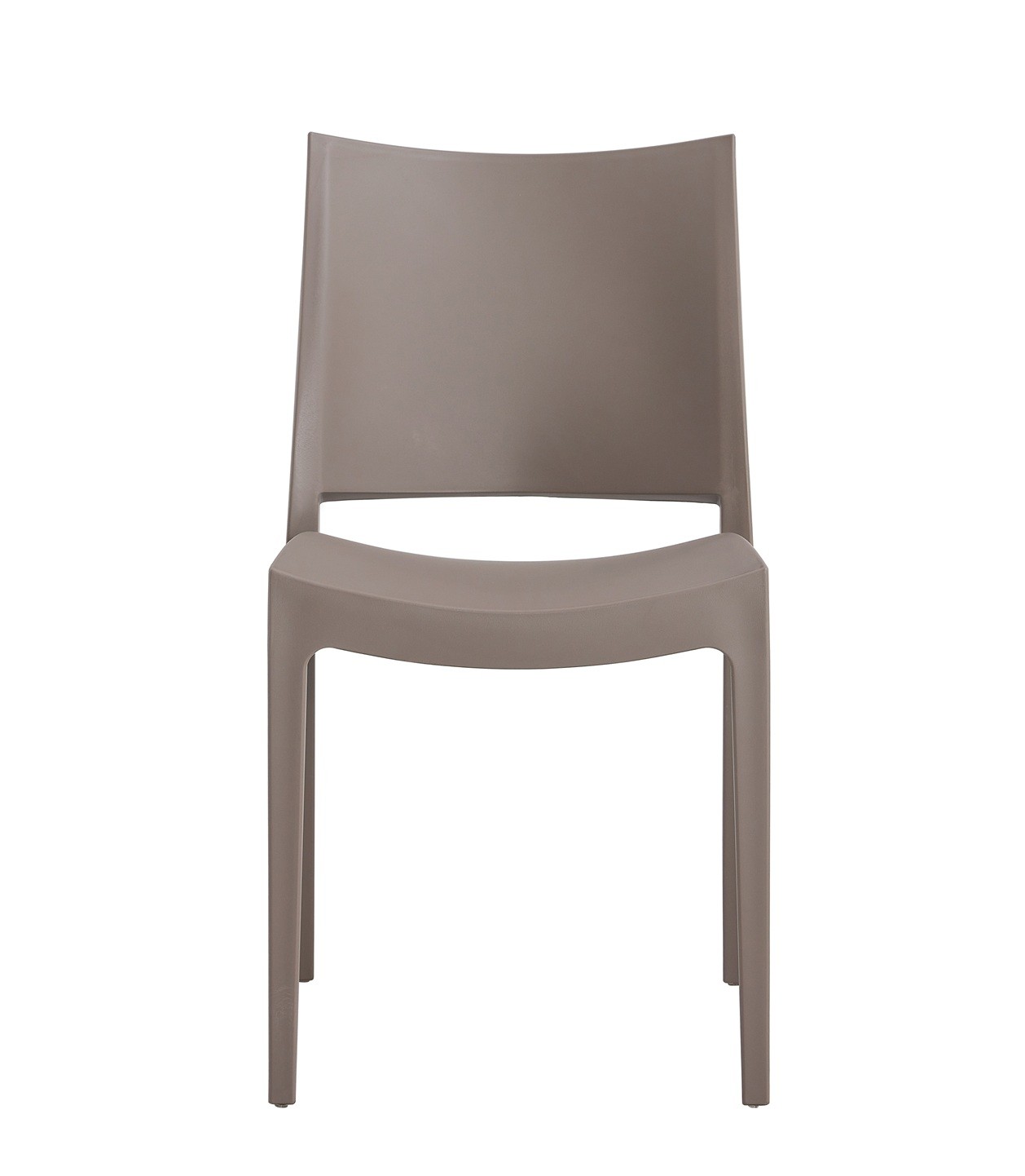 Silla CAPRI, apilable, tratamiento anti UV, polipropileno tórtora - Imagen 2