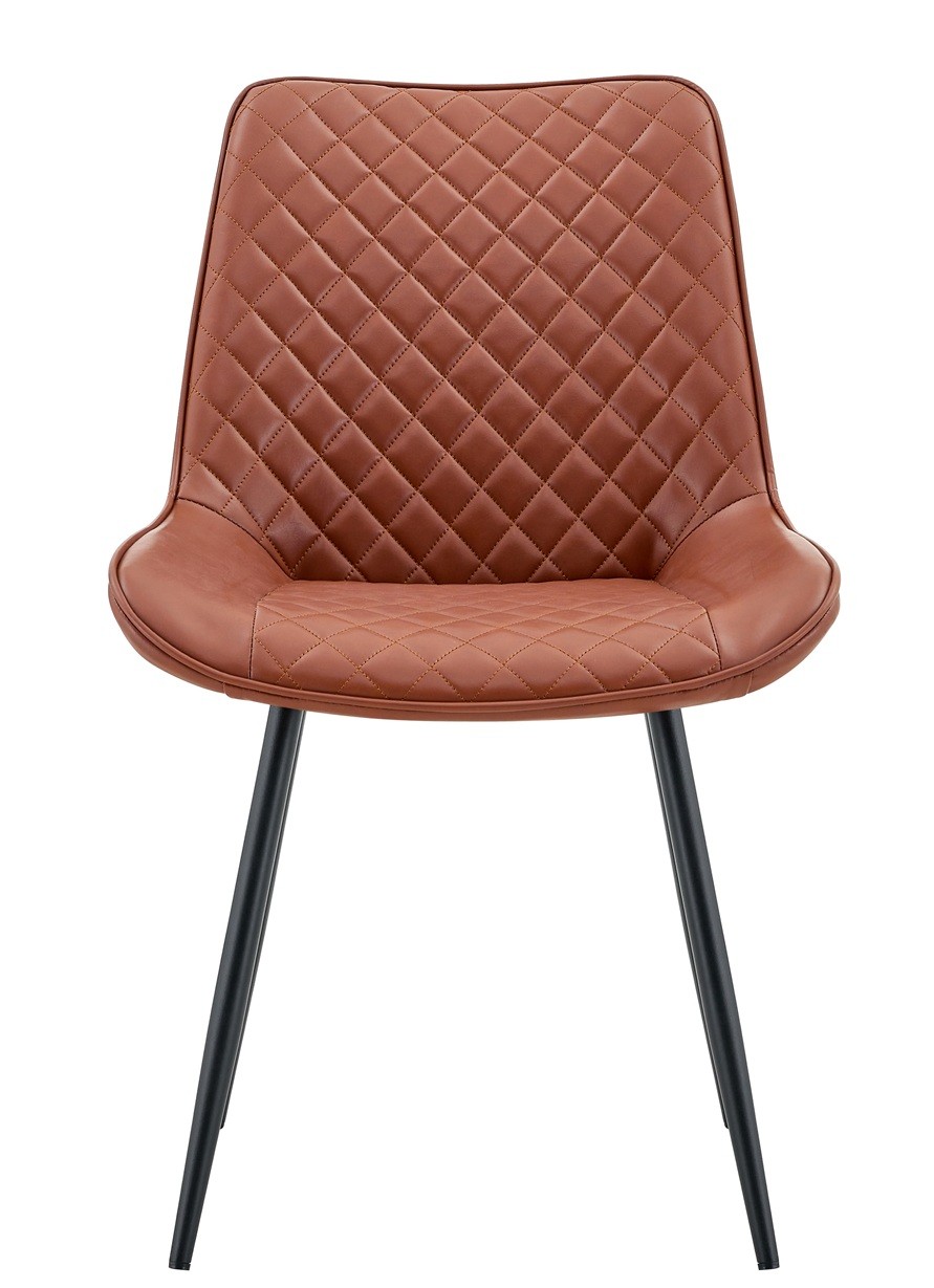 Silla FELICIA, metal, tapizado similpiel vintage 20 - Imagen 2