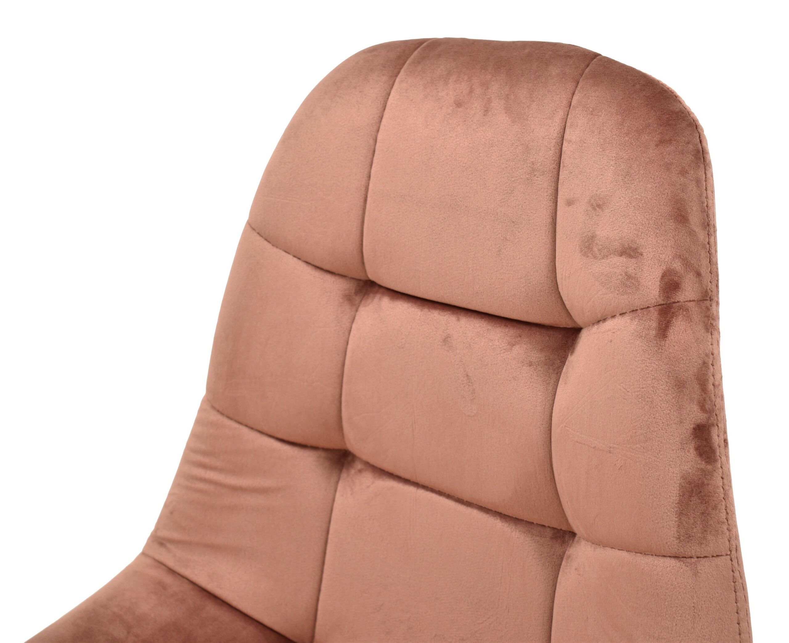 Silla LORENA, madera, tapizada velvet rosa coral - Imagen 5