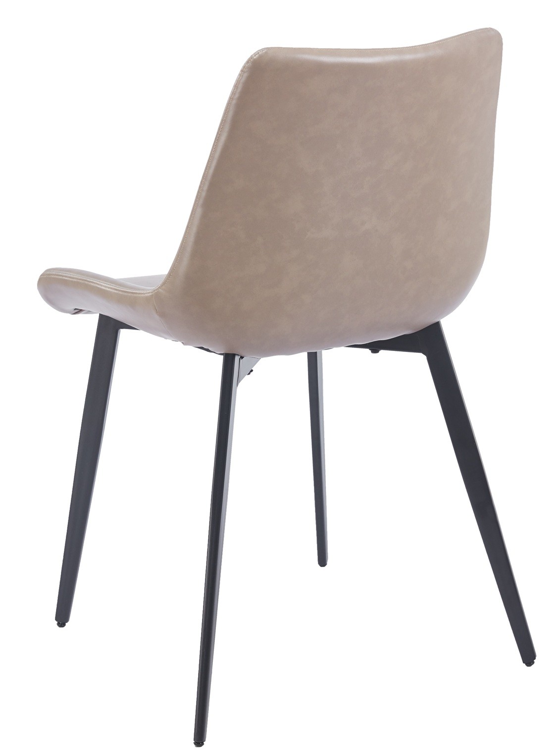 Silla MADRIGAL, metal, similpiel vintage gris - Imagen 5