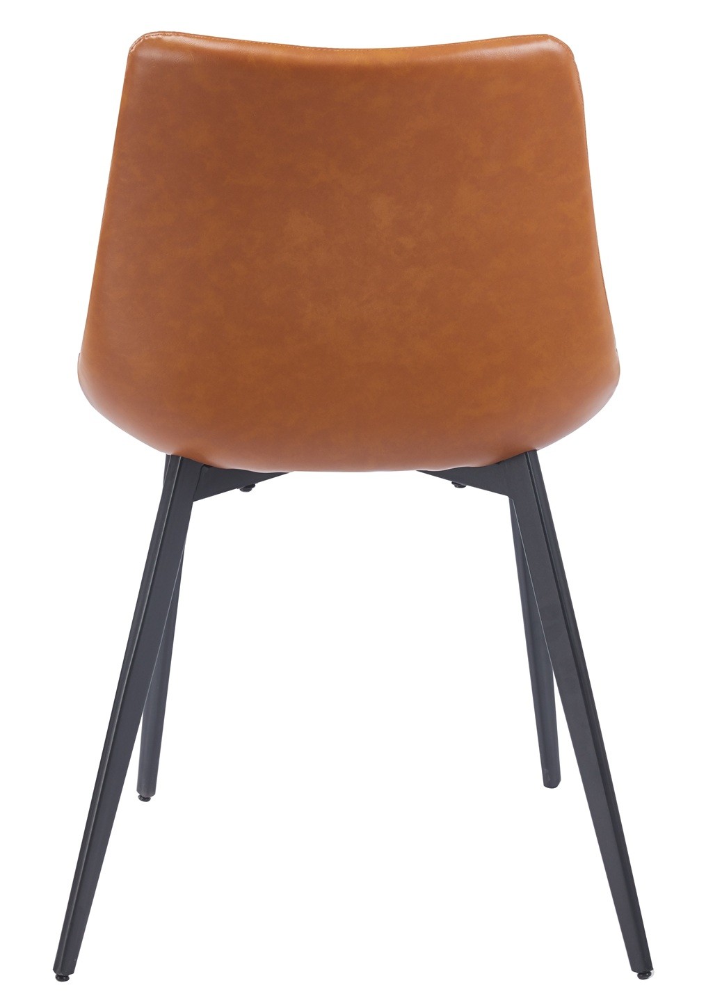 Silla MADRIGAL, metal, similpiel vintage marrón - Imagen 4