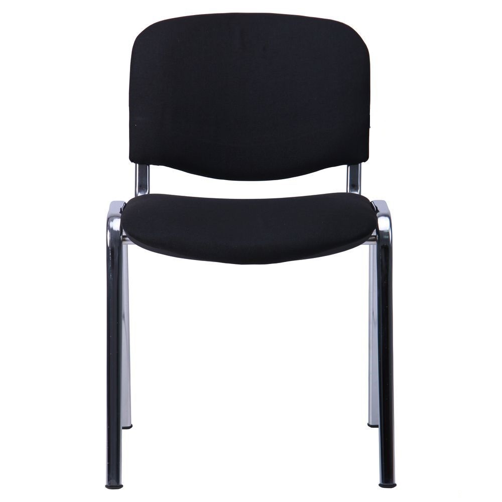 Silla NIZA NEW AM, chasis cromado, tejido A1, color negro - Imagen 5