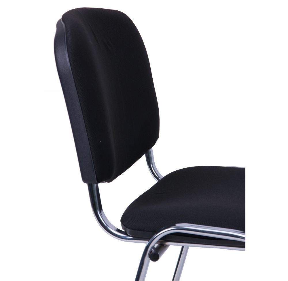 Silla NIZA NEW AM, chasis cromado, tejido A1, color negro - Imagen 8