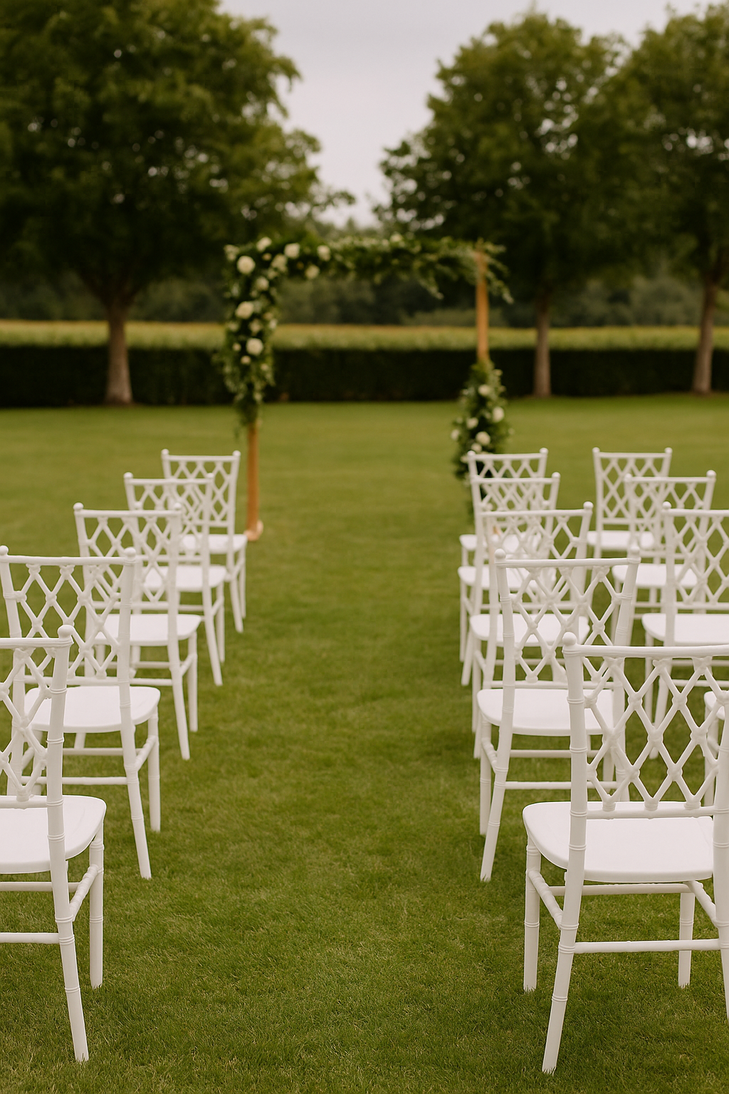 Silla TRENZA, apilable, polipropileno blanco - Imagen 3