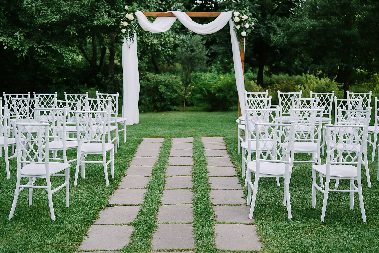 Silla TRENZA, apilable, polipropileno blanco - Imagen 4