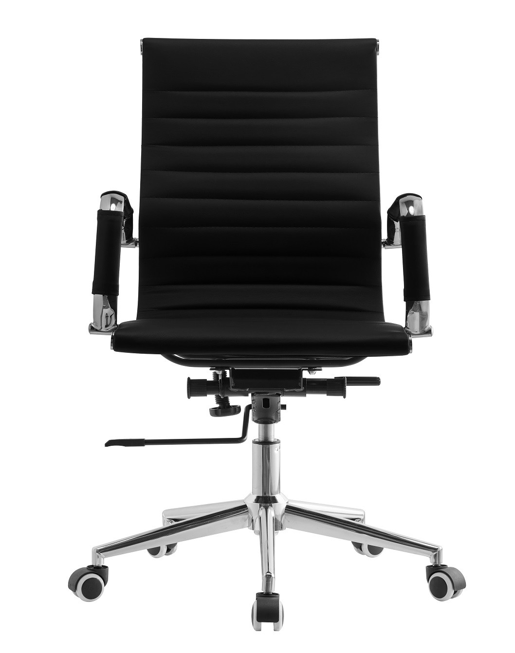 Sillón de oficina OLIVER, giratorio, regulación de altura, basculante profundo, similpiel negra - Imagen 2