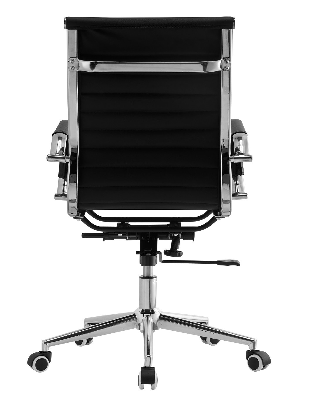 Sillón de oficina OLIVER, giratorio, regulación de altura, basculante profundo, similpiel negra - Imagen 3
