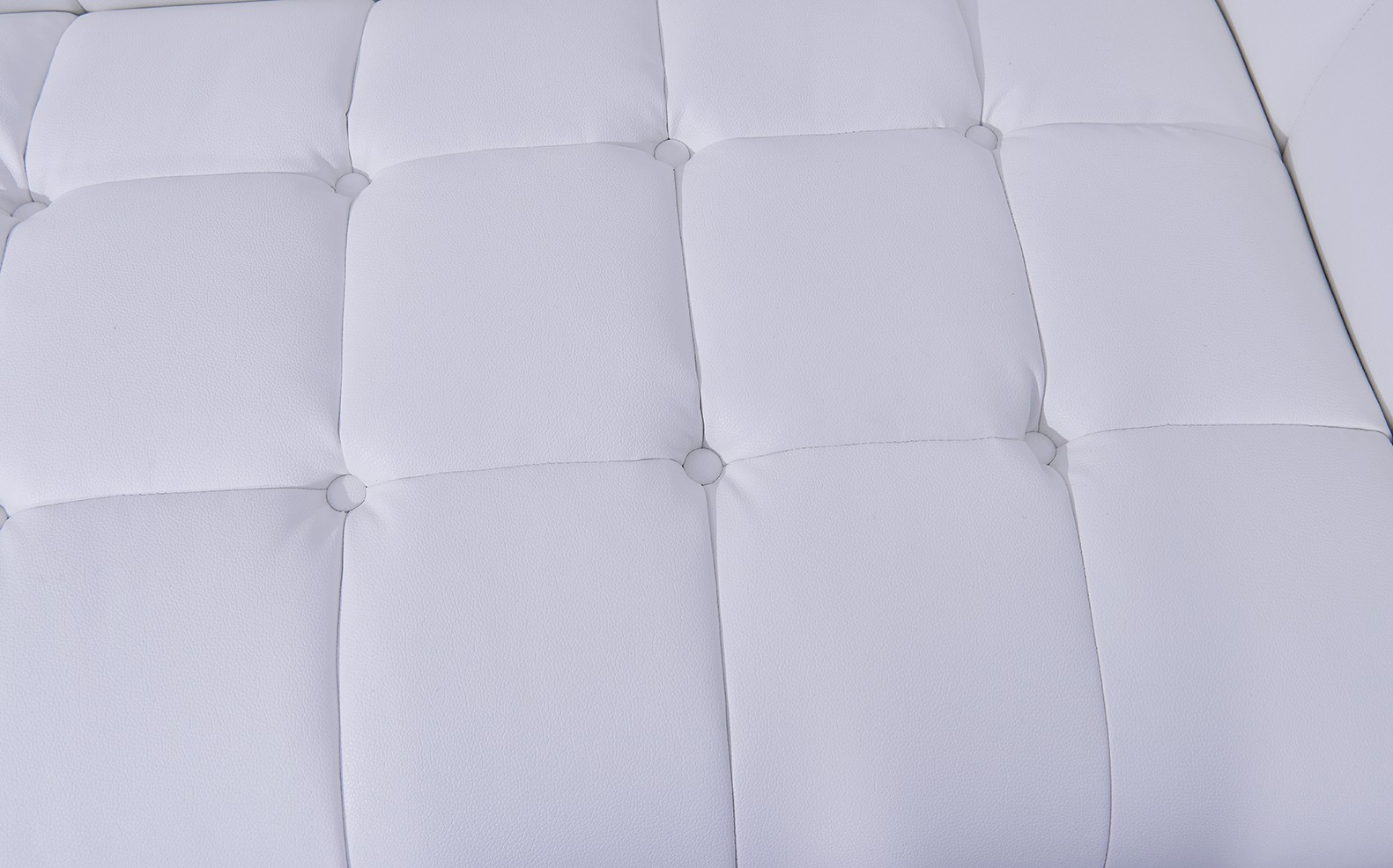 Sillón LEWIS, similpiel blanca - Imagen 3
