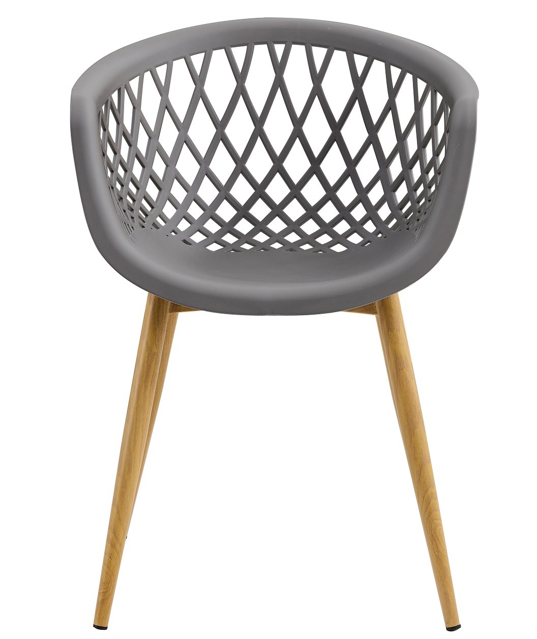 Sillón STRAUSS, metal, polipropileno gris oscuro - Imagen 2