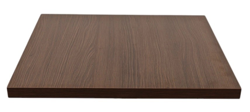 Tablero de melamina 30 mm, WENGUÉ, 60 x 60 cms