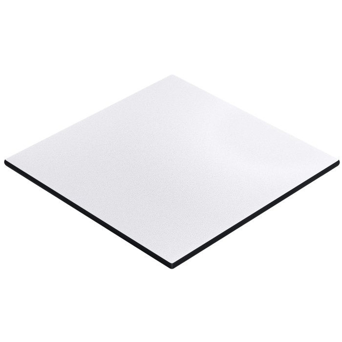Tablero de mesa COMPACTO, 12 mm. de espesor, Blanco 3101, Tavilo, 69 x 69 cms